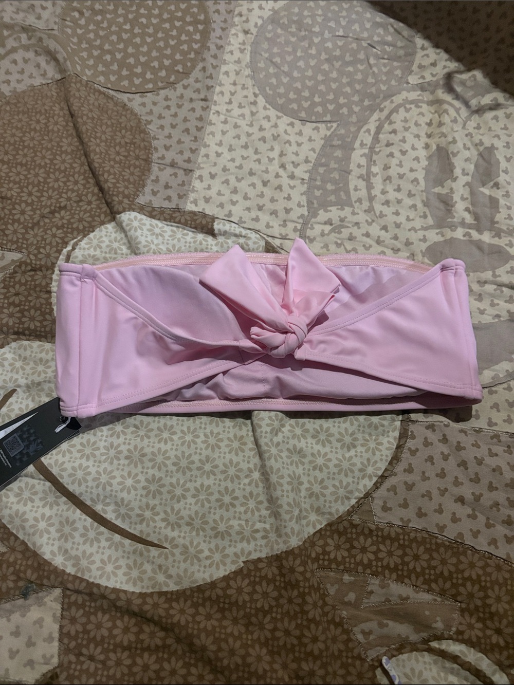 PLAYBOY Pink Rhinestone Script Bandeau - Picture 4 of 4